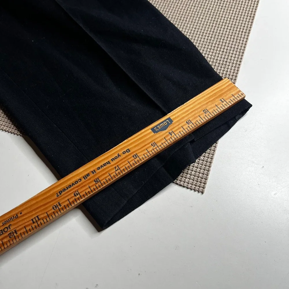 Vintage 1950s 60s Tuxedo Trousers Talon Zipper Pleated Wool Formal Pants 33